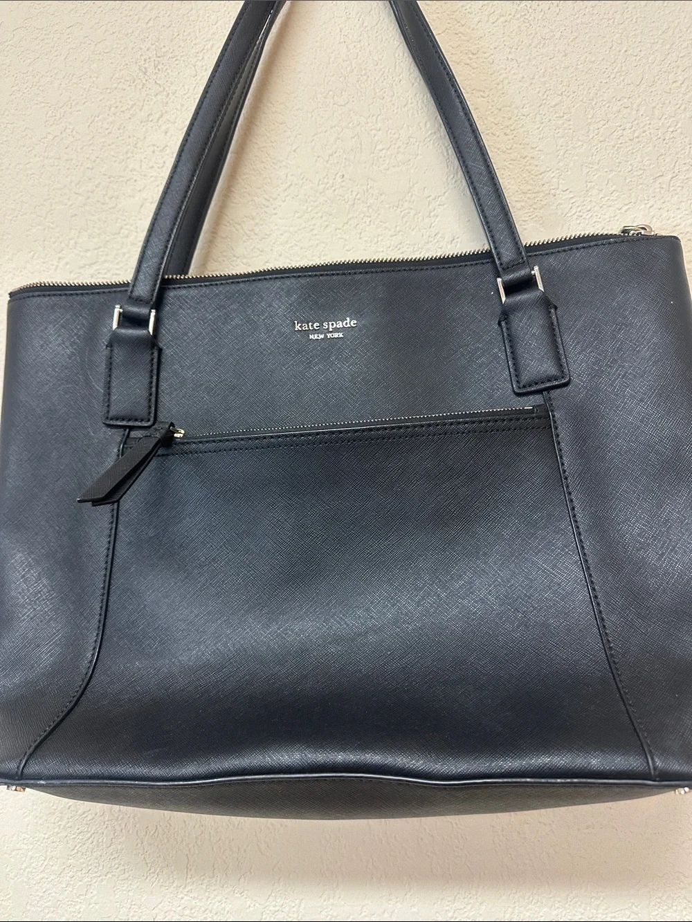 Kate Spade black tote shoulder bag OS